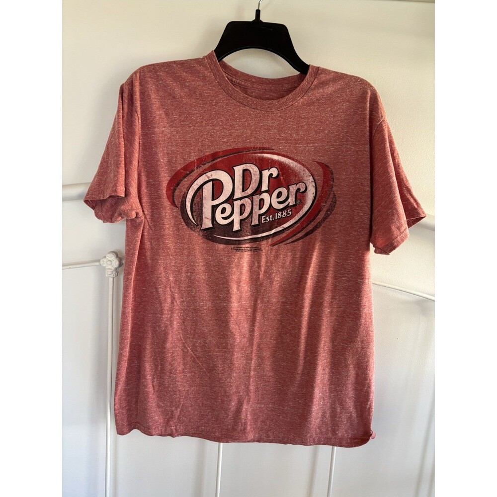 Dr. Pepper Tee Luv Shirt Large Graphic T Retro 90s Y2K Soda Promo Soda Pop